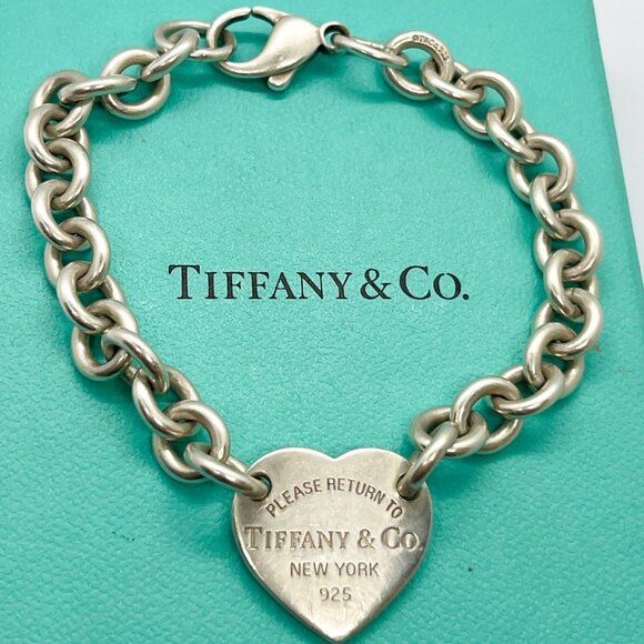 Tiffany & Co. Return to Tiffany Heart Sterling Silver Bracelet – 7.5" – Authenti - Picture 2 of 9